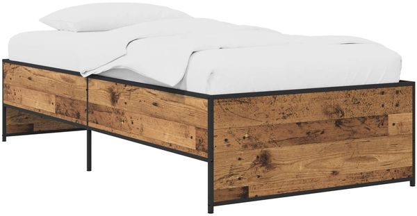 vidaXL Bettrahmen Altholz 80x200 cm Holzwerkstoff 8009097