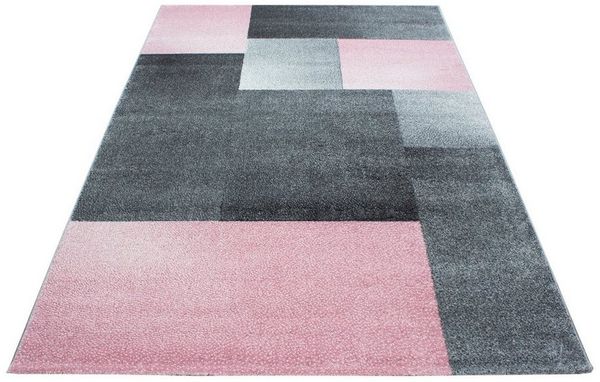 Stilvoll Günstig Teppich Teppich für den Flur oder Küche Kariertes Design, Läufer, Höhe: 11 mm