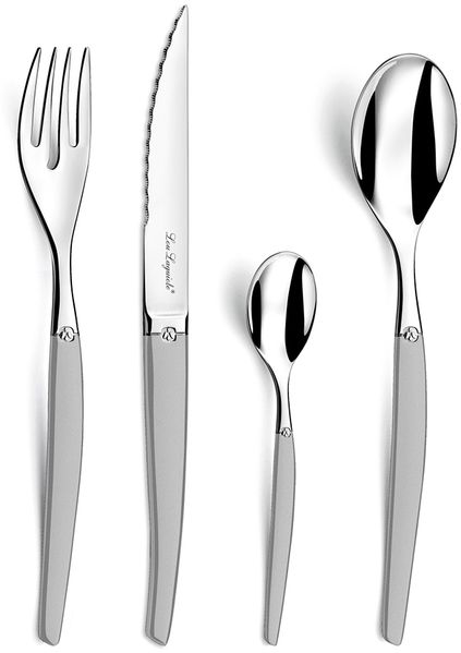 Lou Laguiole JET Besteckset 16-teilig mattiert