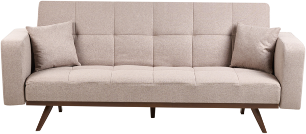 Schlafsofa 3-Sitzer HJULBY Hellbraun