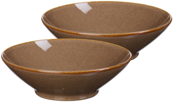 Ritzenhoff & Breker Sahara Servierschale ø 24 cm 2er Set - Dunkelbraun