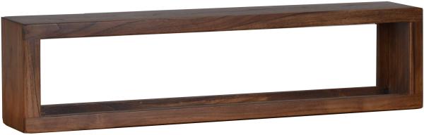 MiaMöbel Wandregal Tamesi 80cm Massivholz Teak Modern