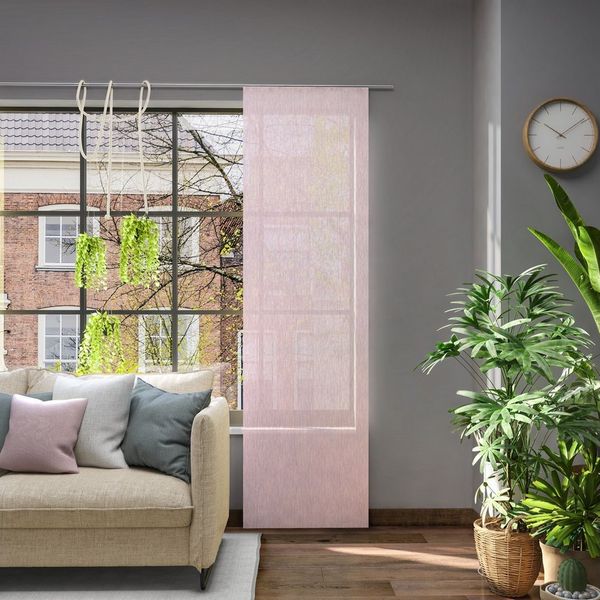 Neutex for you! Schiebegardine Libre-ECO (1 St), Paneelwagen, halbtransparent, Jacquard, 60 x 245 cm (B x H)
