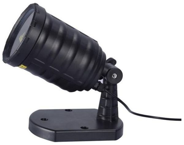 save-E LED Gartenstrahler Rotating Laser, mit Sterneffekt in Rot und Grün, Lichtershow für 300m², Outdoor