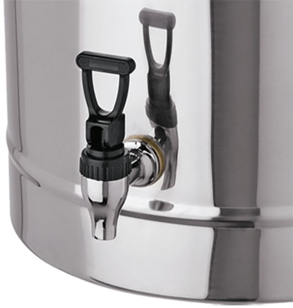 Doppelwandiger Thermogetränkebehälter 35 Liter Edelstahl
