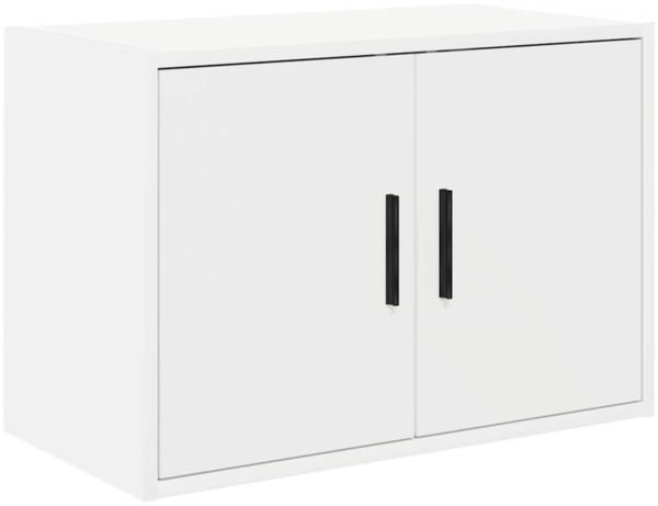 vidaXL Garagen-Wandschrank Weiß Holzwerkstoff 860643