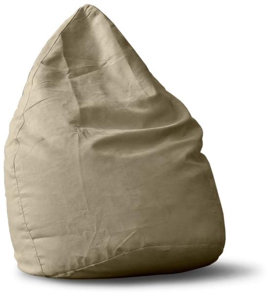 Lumaland 'Luxury XL Plus' Sitzsack, Beige, Polyester, 120 l