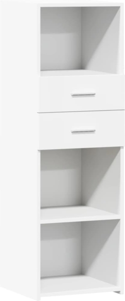 vidaXL Highboard Weiß 40x42,5x124 cm Holzwerkstoff 846159