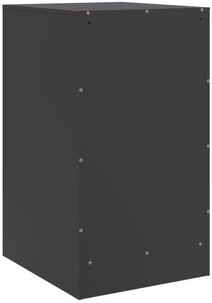 vidaXL Nachttische 2 Stk. Schwarz 34,5x39x62 cm Stahl 841776 Bild 12