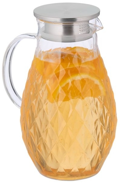 Glaskaraffe mit Deckel 2 Liter 10050308