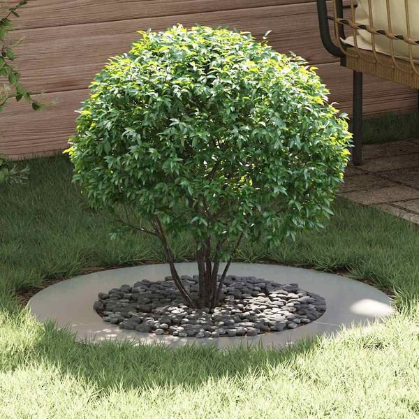 vidaXL geeignet für flache Baumringe 5 pcs Silber Ø50 / 80 cm 873701