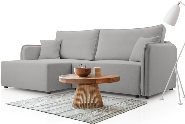 Ecksofa Maylana (Farbe: Velo 633, Seite: Links)