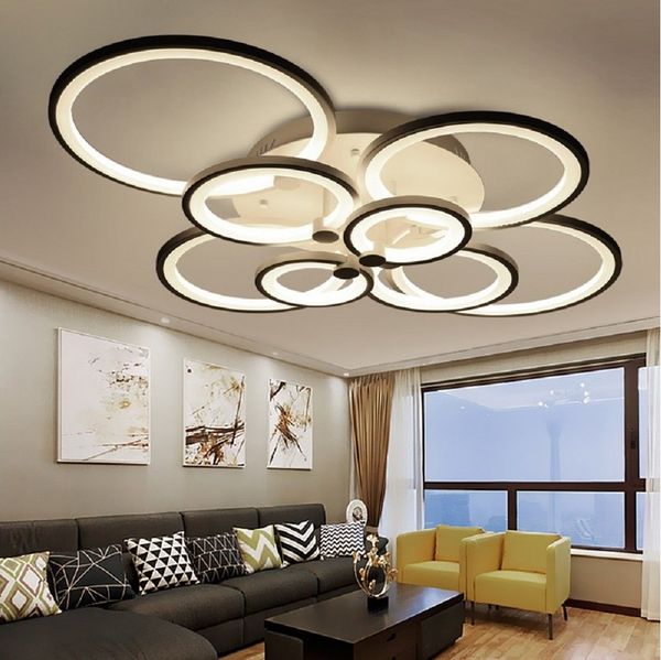 Euroton LED Deckenleuchte LED Deckenleuchte Fernbedienung Lichtfarbe/Helligkeit einstellbar, LED fest integriert, mit Fernbedienung kaltweiß-warmweiß, 7000k-3000k stufenlos einstellbar, Nicht zutreffend