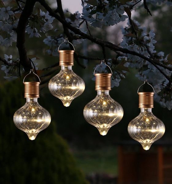 MARELIDA LED Solarleuchte LED Solar Glühbirnen Kugelleuchte für Garten Terrasse Balkon 4 Stück, LED Classic, warmweiß (2100K bis 3000K)