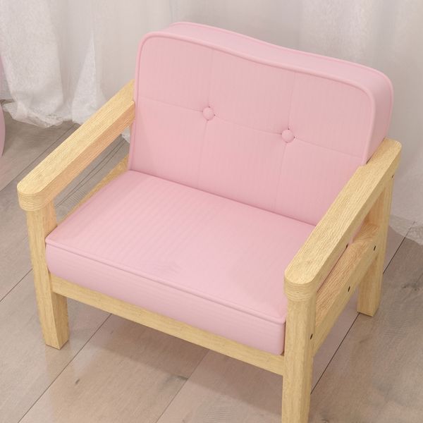 Kindersessel Für 3-8 Jahre Mit Cord Bezug - Kinder Sessel Kleines Sofa Robust Für Spielzimmer Kindergarten,Rosa