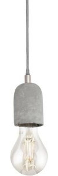 Eglo 95522 Hängeleuchte Silvares in grau Beton grau 1X40W H:110 Ø 11cm Bild 6