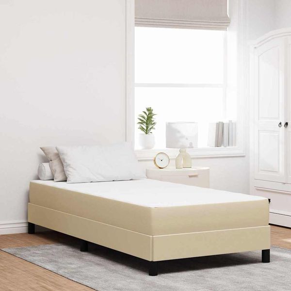 vidaXL Bettmatratze mit Matratze Salbei 90 x 190 cm Stoff 42008265