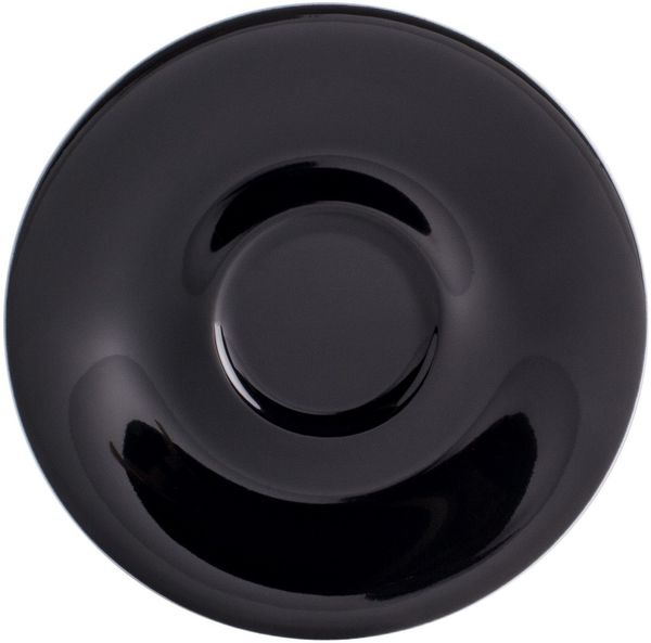 Untertasse 12 cm Pronto Colore Schwarz Kahla Kaffeetasse - Mikrowelle geeignet, Spülmaschinenfest