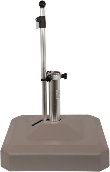 Liro Schirmständer Mini Plus 45 S mit flexibler Klemmung graphit 55 x 55 cm 45S-50-03