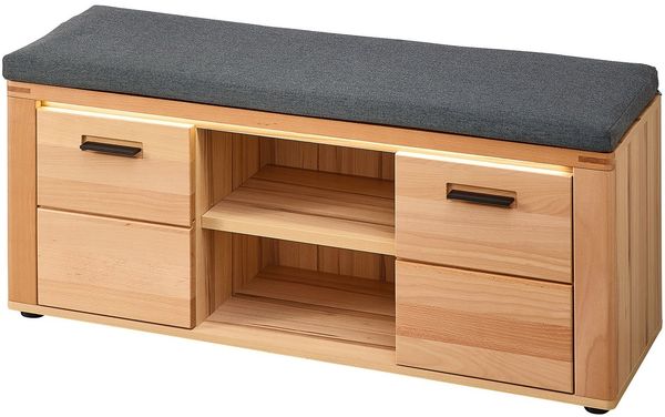 Bank vito Cambra, Echtholz, Holzfarben, 120 x 51 x 38 cm