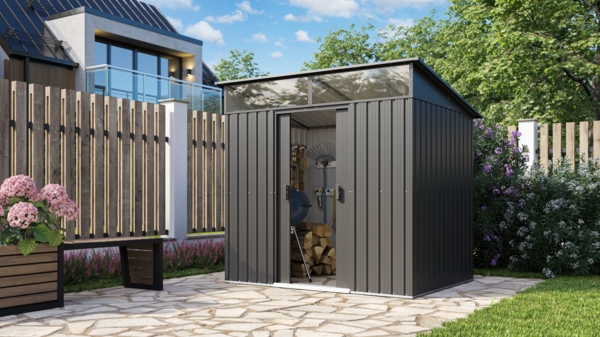 Pergart Gerätehaus Lüttich 84, anthrazit matt