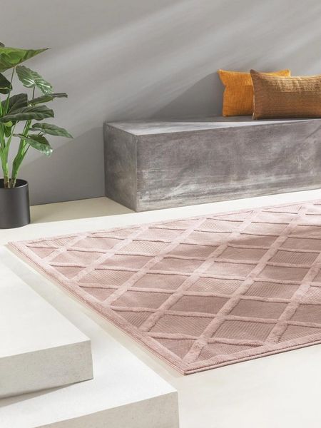 benuta Outdoorteppich Bonte, rechteckig, Höhe: 5 mm, Teppich Wohnzimmer, Schlafzimmer, Esszimmer, Flur, Kunstfaser, Cozy