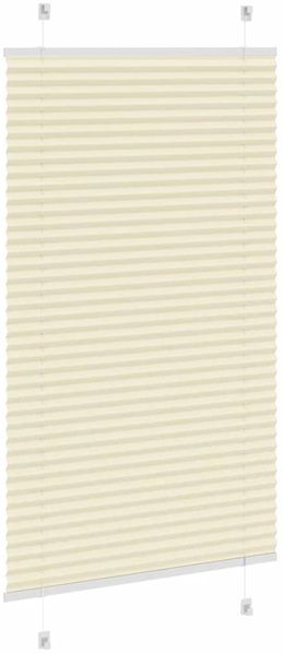vidaXL Plissee Creme 70x150 cm Stoffbreite 69,4 cm Polyester 4015290 Bild 4