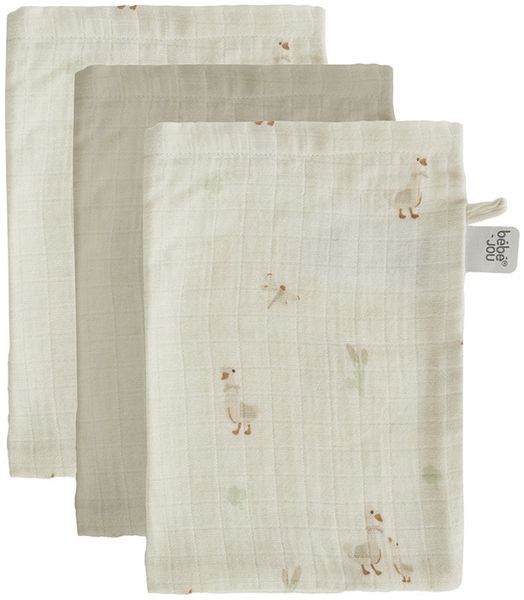 Bébé-Jou Dear Goose Hydrophile Waschlappen – 3er-P