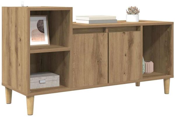 vidaXL TV-Schränk Artisan-Eiche 100 x 35 x 55 cm Holzwerkstoff 881022 Bild 3