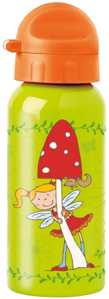 Sigikid Kinder Edelstahl-Trinkflasche 400 ml Florentine