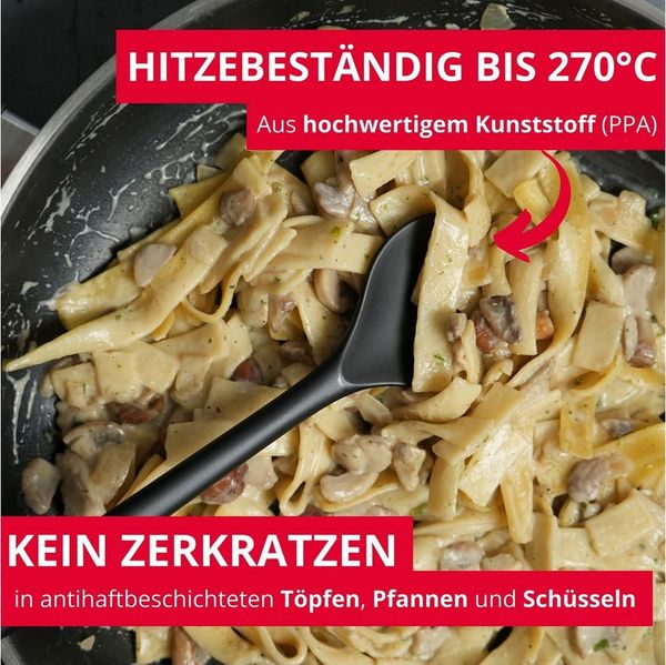 WESTMARK Kochlöffel 2 Rührlöffel »Gentle Plus«, hochhitzebeständig, hitzebeständig bis 270°C, Made in Germany