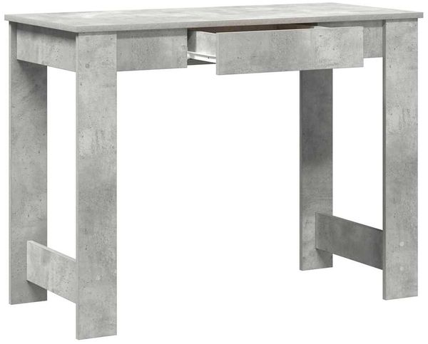 Schreibtisch, Bürotisch, Computertisch Betongrau 100 x 45 x 75 cm Holzwerkstoff Bild 5