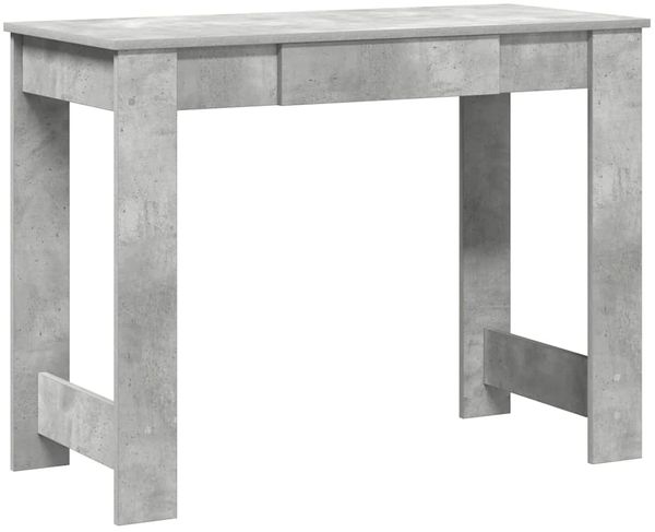 Schreibtisch, Bürotisch, Computertisch Betongrau 100 x 45 x 75 cm Holzwerkstoff Bild 2