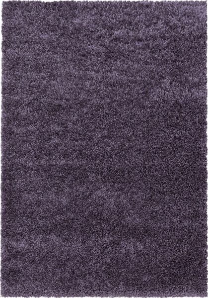 Hochflor Teppich Sima rechteckig - 140x200 cm - Violett