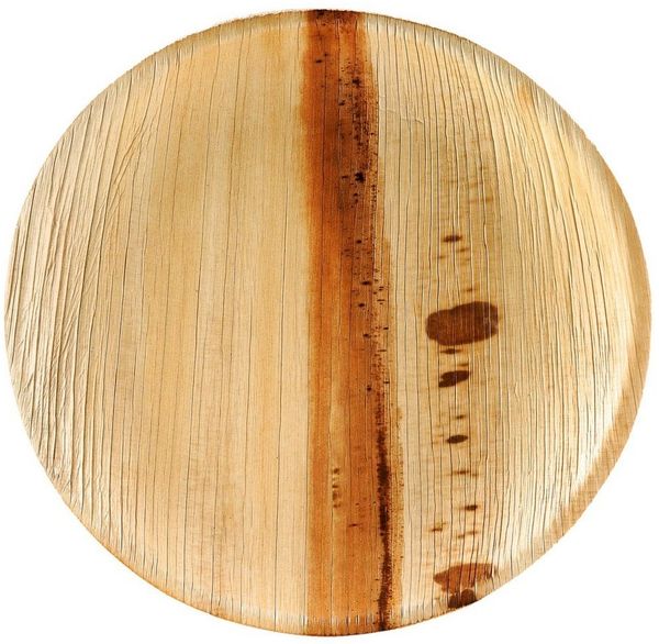 wisefood Einwegteller Palmblatt Teller rund Ø 25cm, (50 St)