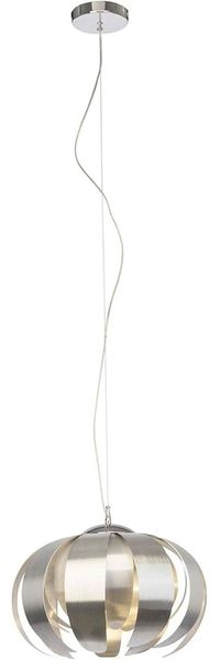 BRILLIANT ANCOLIE LED Pendelleuchte 120 cm Aluminium / Chrom Bild 2