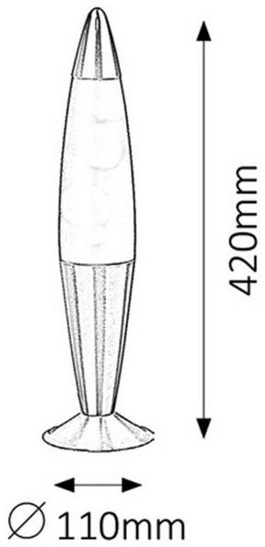 Rabalux Lavalampe, wechselbar, Lollipop 2 dekorative Lavalampe E14 Bild 2
