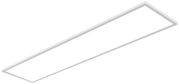 ZMH LED Deckenleuchte LED 3000-6500K dimmbar 100/120cm Schwarz/Weiß Deckenlampe, Augenschutz, LED fest integriert, warmweiß, neutralweiß, kaltweiß, 40W Rechteckig 4100LM Timer Memory Bürolampe Bild 2