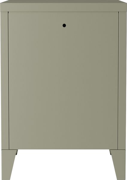 Nachtschrank Inari Türgriff links Stahl Kamelfarben [en. casa] Bild 6