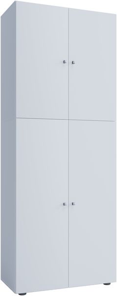 VCM Schuhschrank Lona 914108 Weiß B. 70 x H. 184 x T. 40 cm Bild 3