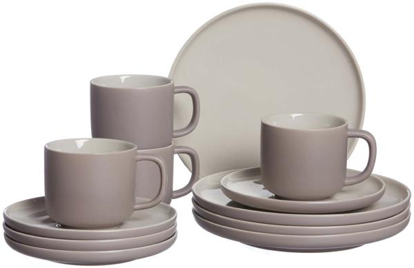 Ritzenhoff & Breker JASPER Kaffeeservice taupe 12-teilig