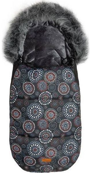Sensillo Schlafsack Olaf schwarz Rosetten 100x45