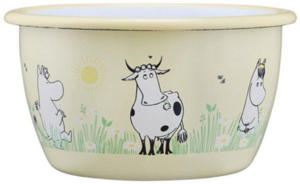 Muurla Kinderschale Schale Mumins Meadow Gelb (300 ml)