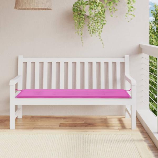 vidaXL Gartenbank-Auflage Rosa 150x50x3 cm Oxford-Gewebe 361162