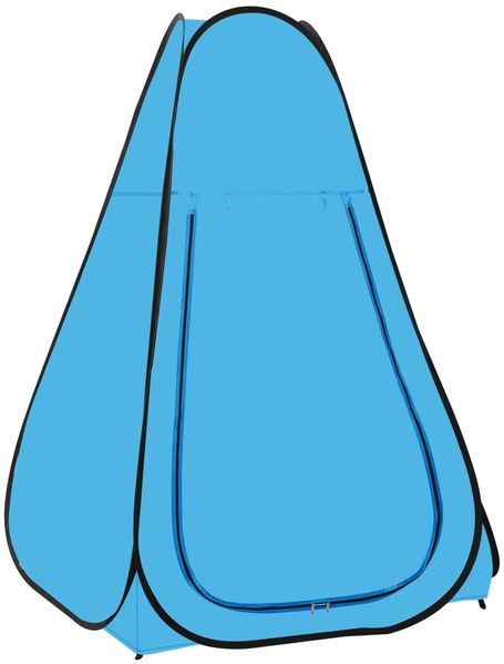 vidaXL Pop-Up Duschzelt Blau 93067