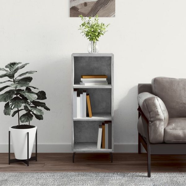 vidaXL Sideboard Betongrau 34,5x32,5x90 cm Holzwerkstoff 828752