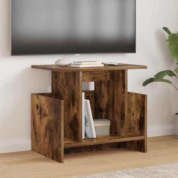 vidaXL TV-Ständer 2 pcs Geräucherte Eiche 50 x 35 x 45 cm 891009