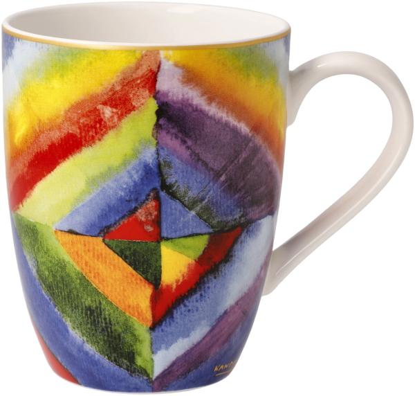 Goebel Künstlertasse Wassily Kandinsky - Farbstudie, Fine Bone China, Bunt, 0. 4 L, 67062201
