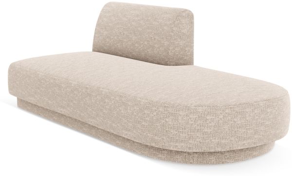 Micadoni 2-Sitzer Sitzmodul offen Miley Rechts Chenille Eden Beige