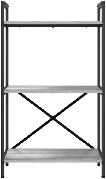 vidaXL Bücherregal Graues Sonoma 56 x 34 x 96 cm Holzwerkstoff 883877 Bild 4